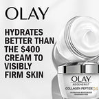Olay Regenerist Collagen Peptide 24 Face Moisturizer Cream with Niacinamide for Firmer Skin, Anti-Wrinkle Fragrance-Free 1.7 oz, Includes Olay Whip Travel Size for Dry Skin