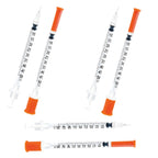GLUCO-CARE 0.5 ml/cc Syringes 31G x 5/16’’ (8mm), Orange Cap, Box of 50 pcs