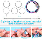 AIPRIDY Charm Bracelet Making Kit,Unicorn Mermaid Crafts Gifts Set Can Inspires Imagination and Creativity,Jewelry Making Kit Perfect Gifts for Girls 5-12 Years Old (125 Pieces)