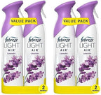Febreze Light Odor-Fighting Air Freshener, Lavender, 8.8 fl oz, 2 count (Pack of 2)