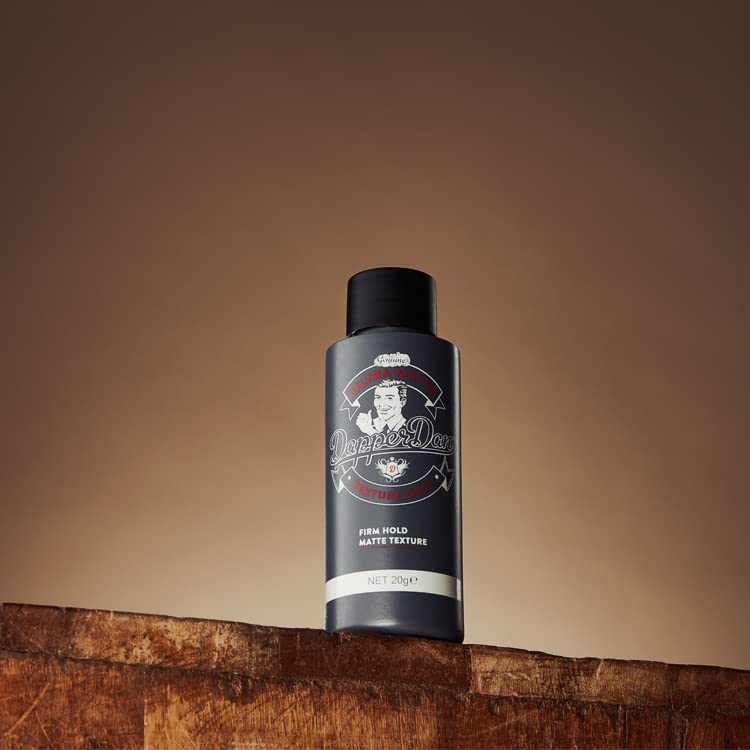 Dapper Dan Ultra Matte Hair Texture Powder, Easy Application For Men, Light Flexible Hold, Natural Finish, High Styling Hold, Citrus Cologne Scent, 2 x 20g