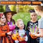 Halloween Party Favors Bulk for Kids 200 PCS, Mini Bubble Wands Bulk Toys Gifts for Toddlers, Halloween Trick or Treats Boo Basket Goodie Bag Stuffer Fillers Classroom Handouts Prizes for Boys Girls