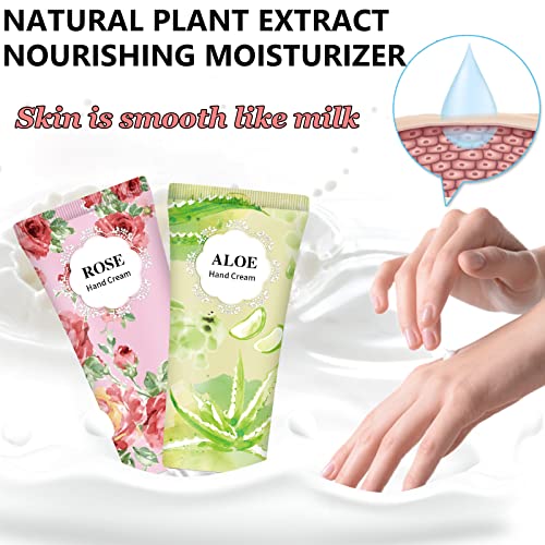 74 Pack Hand Cream Gift Set For Women and Girls,Valentines Day Gifts for Her,Him,Teacher Appreciation Gifts,Shea Butter in Natural Plant Hand Lotion For Dry Hands,Scented Mini Hand Lotion Travel Size