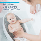 Angelcare Baby Bath Support, Aqua, Birth to 6 Months