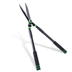Hedge Shears 29.5" Manual Hedge Clippers with 15° Angle Precision Blades Plant Cutting Scissors for Trimming and Shaping Hedges, Shrubs, Boxwood, Tall Bushes
