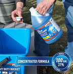 Unger Professional Streak-Free EasyGlide Glass Cleaner Concentrate, 1 Gallon, Ammonia-Free, Makes 100 Gallons of Solution, Safe for Tinted Windows, LOW-E, Windshields and Mirrors