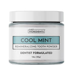 Remineralizing Tooth Powder – Fluoride-Free Oral Care – Gently Cleans & Whitens – Supports Strong Teeth & Fresh Breath – Vegan, Non-GMO, Made with Real Food Ingredients (Regular)