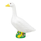 Hofriyo 23 Inch Large Porch Goose Statue - PE Plastic Outdoor Goose Decor for Lawn, Yard, & Garden Decoration, Unique Housewarming Birthday Graduation Gifts for Women Mom Grandma