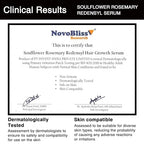 Soulflower Rosemary Redensyl Hair Growth Serum | 3% Redensyl, 4% Anagain, Melanogray, Caffeine, Biotin, Keratin, Tea Tree, Chia Seeds, Rice Water | Men, Women | 30 ml (Pack of 1)