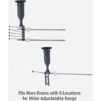 Bathroom Sink Pop-up Stopper Replacement for Lavatory Pop-up Drain Assembly, Oil Rubbed Bronze, 11043