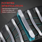 Back Brace for Women Men Lower Back Pain with 7 Bionic Metal Stays, Strong Support for Herniated Disc, Sciatica, More Pain Relief! Breathable Work Back Support Belt for Heavy Lifting M(33"-39")