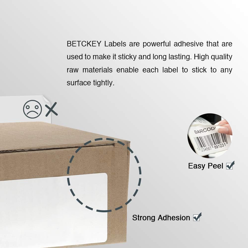 BETCKEY Replace for DYMO 30256 (2-5/16" x 4") Large Shipping Label[16 Roll]