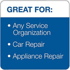 Adams Service Order Form, 3 Part, Carbonless, 5 2/3"X9" Inches, 250 Sets per Pack (3-584)