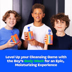 The Body Wash for Kids, Tween & Teen Boys with Foaming Action & Natural Citrus Scent - No Harsh Ingredients Boys Body Wash - Conquer Adolescent Funk with Confidence - 14 Oz.