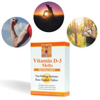 Dr. Newton's Naturals Vitamin D3 Fast-Melting Tablets - 5000 IU (125 mcg) Helps Maintain Healthy Bones and Immune Support - 30 Tablets - Ultimate Absorption – High Potency-Manufactured in USA