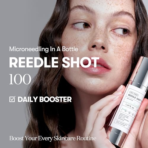 VT COSMETICS CICA Reedle Shot 100, Spicule Microneedling Serum for Pore Care & Exfoliation, Exosome, Centella Asiatica for Glass Skin, Skin Texture, Korean Liquid Skin Booster (1.69 Fl Oz / 50ml)