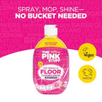 Stardrops The Pink Stuff The Miracle Floor Cleaner Spray – Squirt & Mop Formula for Sparkling Clean Floors – Fast Drying,Streak-Free Finish,Fresh Fragrance,25.3 fl oz,(Pack of 2)