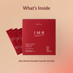 IM8 Daily Ultimate Essentials All-in-One Multivitamin Supplement, 92 Nutrient Rich Ingredients CoQ10, Probiotics, Vitamins, Greens, Gluten Free, Vegan, Acai Mixed Berry (30 Servings, Travel Packs)