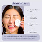 SpaLife Beauty Rest & Reset Toner Pads – for Uneven Skin Tone, Redness, Clogged Pores, Dehyrated Skin with Aloe, Heartleaf, & Purslane – Toner Pads for Face, Face Pads, Pre-Soaked Pads