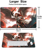 Board Game MTG Playmat Games Size 60X35 cm CCG Compatible for MTG CCG RPG Trading Card Game (Gisela)