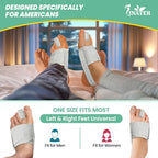 Hammer Toe Straightener Corrector for Women & Men, Non-Slip Toe Splint with Aluminum Plate for Hammer, Curled, Crooked Toes, Pain Relief, Broken Support (1 Compression Foot Wrap & 1 Strap, Gray)