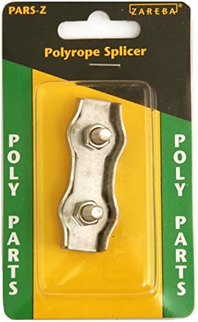 Safer Brand Zareba PARS-Z Poly Rope Connector, Silver, 5 Pack