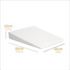Cobplns Large Adults Pillow Wedge For Acid Reflux,Triangle Foam Wedge Body Support Incline Cushion To Elevate Upper Body,Acid Reflux Wedge Pillow For Sleeping,5" High, 26" Wide,White