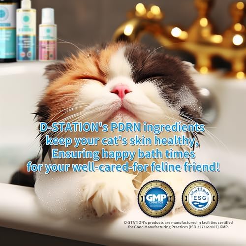 PDRN Volume Up & Shine Pet Shampoo - Contains PDRN & Manuka Honey - Enhances Skin Health, Moisturizes, Relieves Itching, Prevents Odor, Enhances Volume, and Gives Coat Shine for Dogs and Cats. 10.1 oz