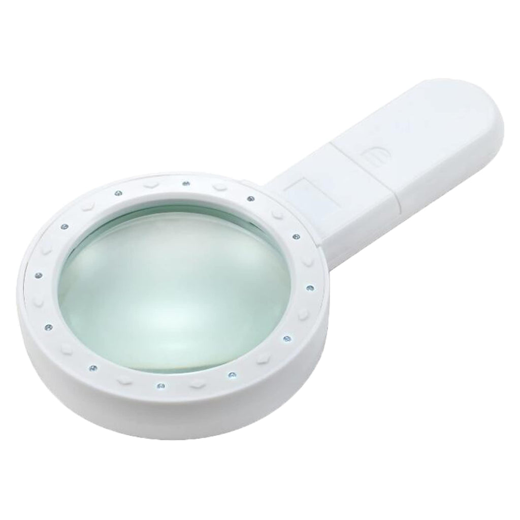 Magnifying Glass with Light, 30X Handheld Large Magnifying Glass for Reading, Lighted Magnifier for Seniors, Macular Degeneration, Coins, Jewelry, Elderly