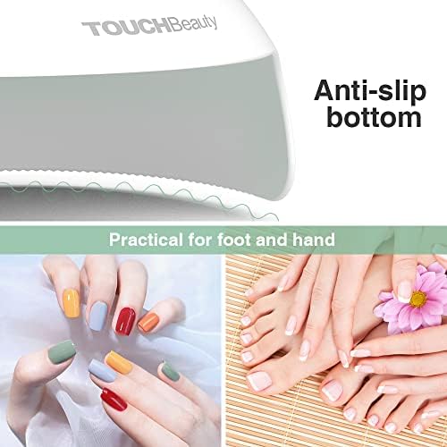 Nail Dryer for Kids Teens Beginners: Safe Nail Dryer for Regular Polish with Fan & Light Battery Powered - Non-Hands Tanned Version (TB-2130)