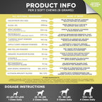 Googipet Dog Allergy Chews, Dog Allergy Relief & Itchy Skin Relief, Skin & Coat Supplement +Bee Pollen, Colostrum for Dogs, Coconut Oil, Probiotics, & Omega 3 Fish Oil to Reduce Constant Scratching