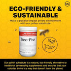 Mann Lake FD203 Bee-Pro Pollen Substitute, High Protein, Boosts Brood, Healthy Colony, Free from Animal by-Products, Rich in Vitamins & Amino Acids, 1 Lb Canister