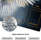 DEGDFSGR MTG Playmat 27.5" x 15.74" Non-Slip Rubber Base Commander Playmat for Magic The Gathering, Sacred Angel Wing
