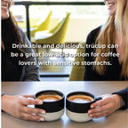trücup Low Acid Coffee, Light Roast Whole Bean Coffee 80 Oz, Natural Water&Steam Process (60% Less Acid), Smooth Flavor, Stomach-Friendly Rich in Antioxidants
