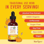 MaryRuth Organics Pumpkin Seed Oil Cold Pressed | 2 Month Supply | USDA Organic Pumpkin Seed Liquid Drops for Men and Women | Urinary Health in Men | Sugar Free | Vegan | Non-GMO | 60 Servings