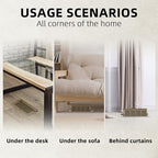 Floor Vent Cover 2 Pack, Heat Air Vent Deflectors for Home Floor 4 '' x 10 '', Adjustable Pop Up Floor Vent Register Use for Home, Office, Brown