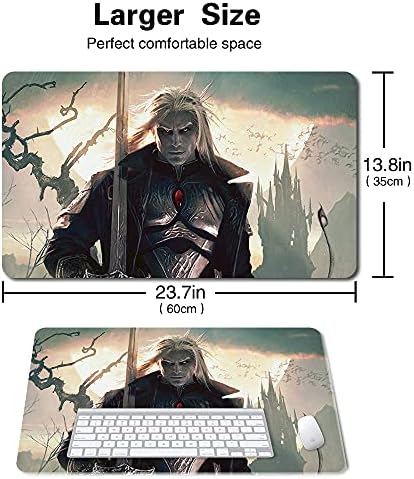 Board Game MTG Playmat Games Size 60X35 cm CCG Compatible for MTG CCG RPG Trading Card Game (MTG1-Sorin, Lord of Innistrad)
