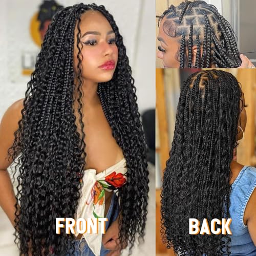 Deep Wave Bulk Hair for Braiding 16A Deep Water Wave Bulk Human Hair for Braiding Brazilian Virgin Curly Human Hair 24 Inch 50g Curly Braiding Hair for Boho Braids Micro Twist