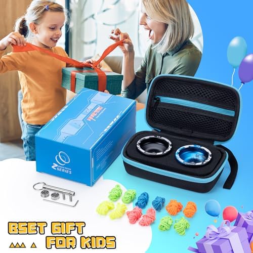MAGICYOYO V3 Yoyos Professional Responsive Yoyo 2 Pack, Professional Metal Yo Yo for Beginner, Dual Purpose Pro Yo-yo Toy with KK Bearings + Removal Bearing Tool + Axle + Case Bag + 12 Yoyo Strings