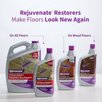 Rejuvenate Professional Wood Floor Restorer Fills Scratches, Shines And Protects Wood Flooring For A Matte Satin Shine, 32 Ounces