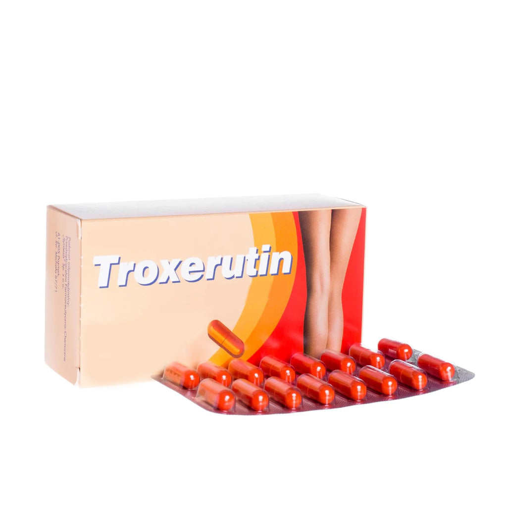 Generic Troxerutin 200mg 64 capsules, White