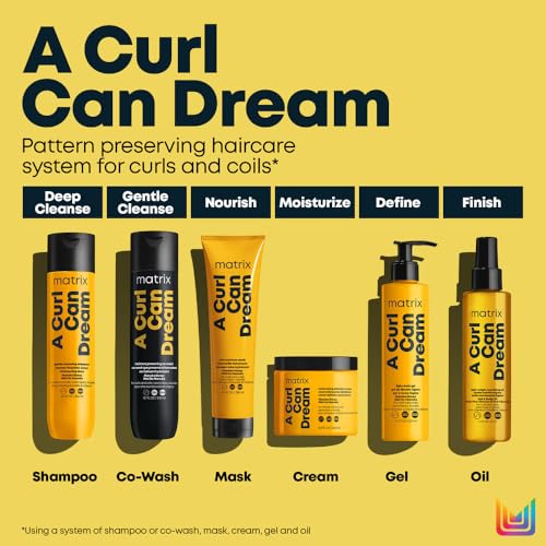 Matrix A Curl Can Dream Rich Mask, Hydrating & Deep Conditioning Leave-In Mask, Curly & Coily Hair, Sulfate & Paraben Free, Preserves Curl Pattern, Packaging May Vary