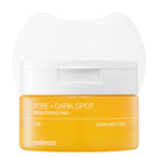 celimax Pore+Dark Spot Brightening Pad | Exfoliating Peeling Pads for Enlarged Pores, with Hyaluronic Acid, Pore Minimizer, Non-Irritating, Hydrating, For Sensitive Skin (40 pads)