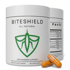 BITESHIELD Mosquito Repellent Pills for Humans — Daily Ingestible Supplement, Plant-Based, 24/7 Protection from Bug Bites — 60 Capsules, No Sprays or DEET