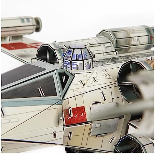 4D Build, Star Wars T-65 X-Wing Starfighter 3D Model Kit, Star Wars Collectible, Adult Puzzle, for Ages 12 & Up