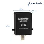 GLACIER FRESH Replacement for Sub-Zero Refrigerator Air Purification Cartridge 7042798, 7007076, 7007067 Air Filter (1 Pack)