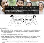 Adjustable Reading Glasses for Women and Men - Designed for Reading, Driving & Travel, Portable, Durable & Stylish