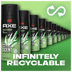 AXE Wild Bamboo Men's Body Spray Deodorant 48hr Odor Protection With Essential Oils Aluminum Free Deodorant Body Spray 4.0oz