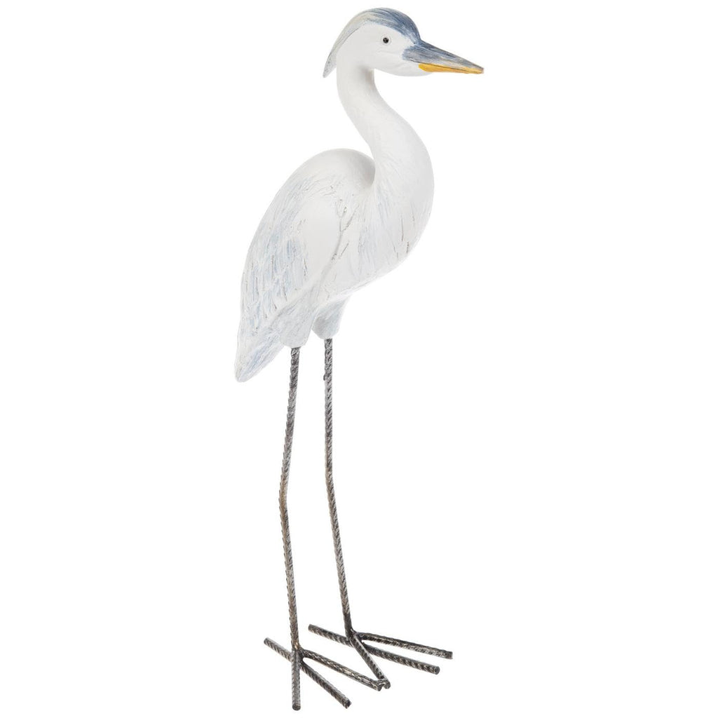 Hobby Lobby Decorative Standing Heron Statue, Resin & Metal, 15.75 inches