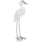 Hobby Lobby Decorative Standing Heron Statue, Resin & Metal, 15.75 inches